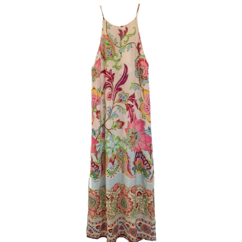 Blogger’s Favorite ZARA Floral Flowing Maxi Summer/Beach Dress Size Medium